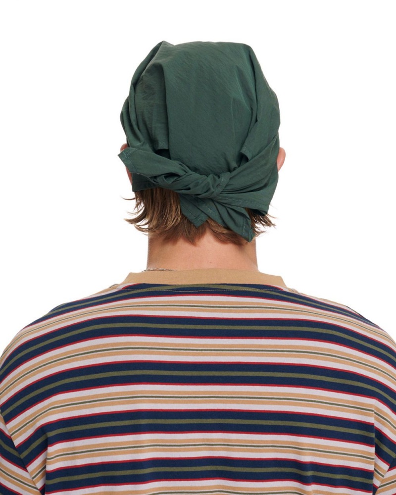 Green Brain Dead Californian Design Bandana Hat | USA NZAO45169