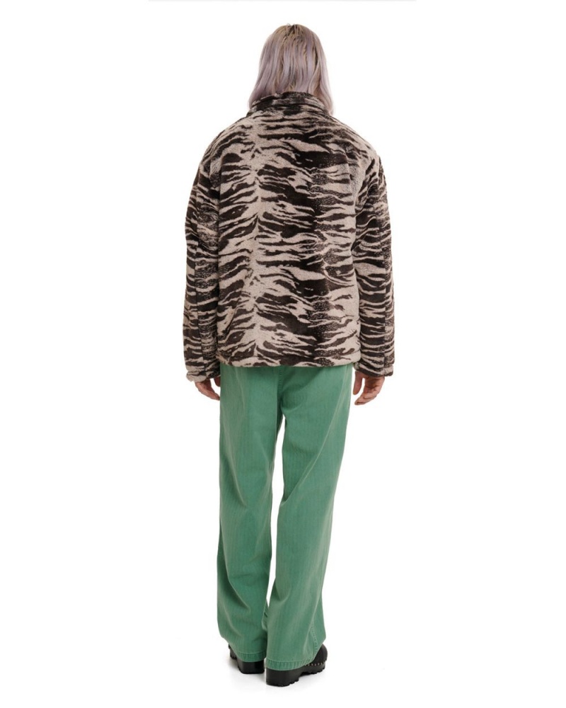 Green Brain Dead Connections Herringbone Pant | USA TNZY35260