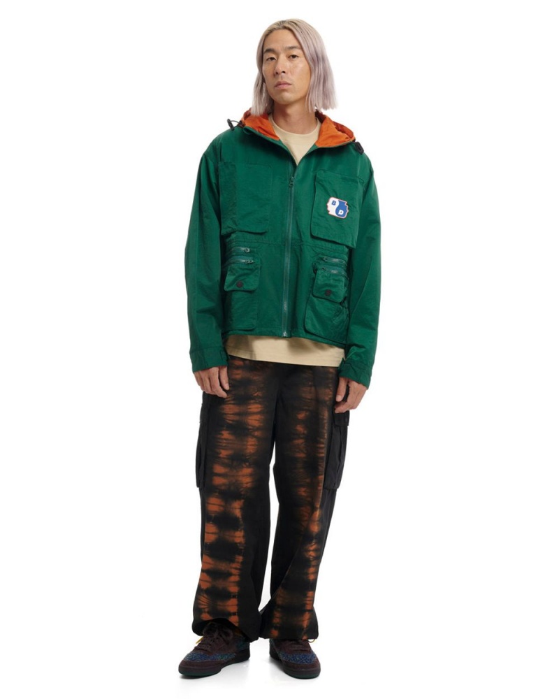 Green Brain Dead Cropped Hunting Jacket | USA IJLF62597