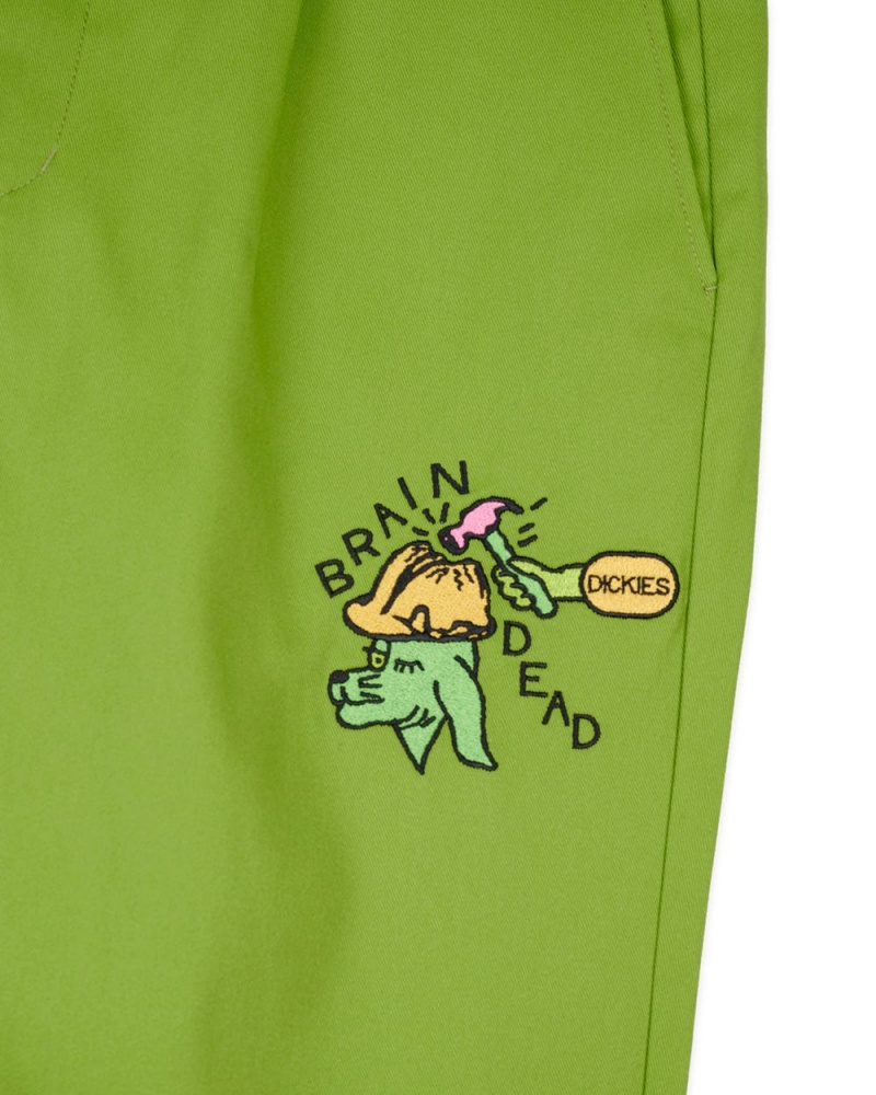 Green Brain Dead Dickies Garment Dye 874 Pant | USA CMYE08146