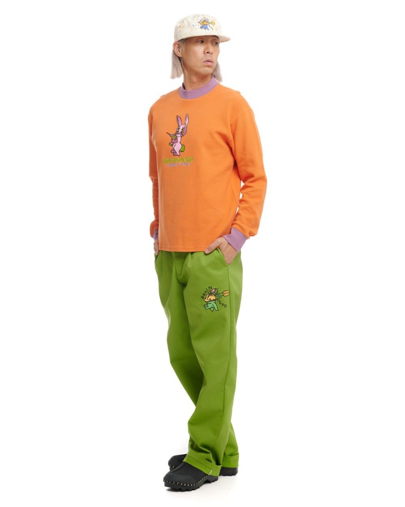 Green Brain Dead Dickies Garment Dye 874 Pant | USA CMYE08146