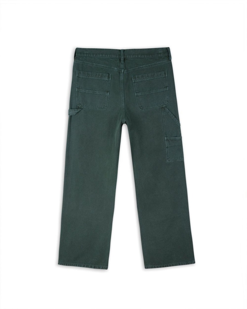 Green Brain Dead Double Knee Utility Pant | USA JBPZ50928