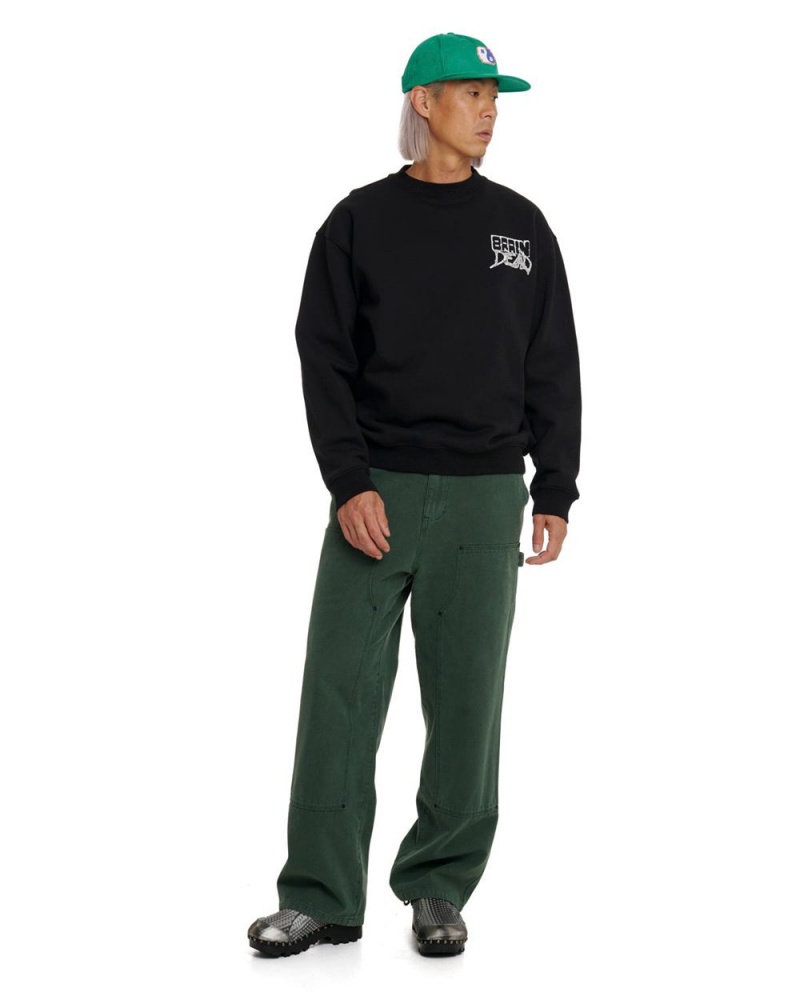 Green Brain Dead Double Knee Utility Pant | USA JBPZ50928