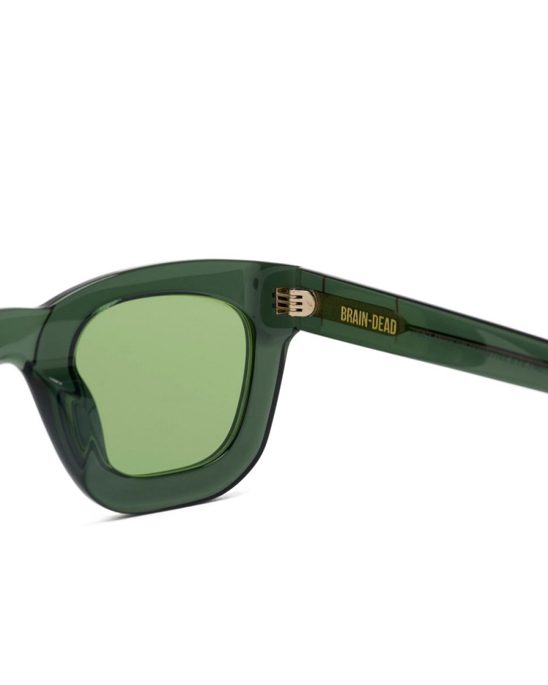 Green Brain Dead Elia Post Modern Primitive Eye Protection Sunglasses | USA DVUW81509