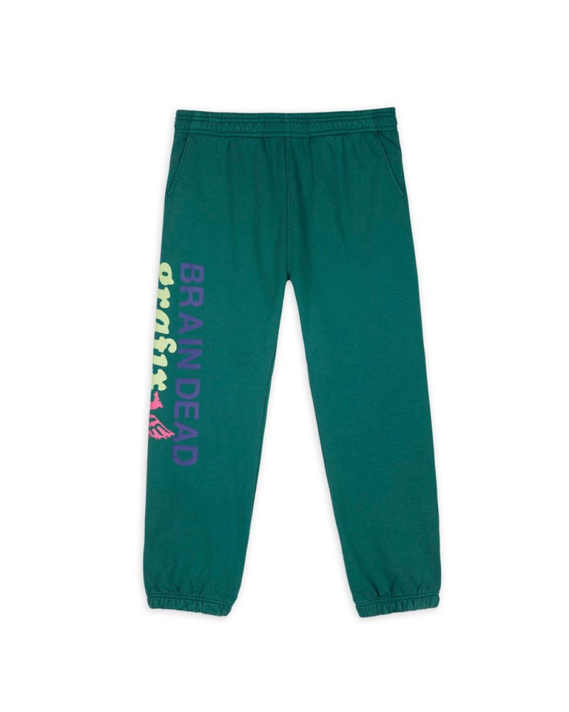 Green Brain Dead Grafix Sweatpant | USA WAOM24860