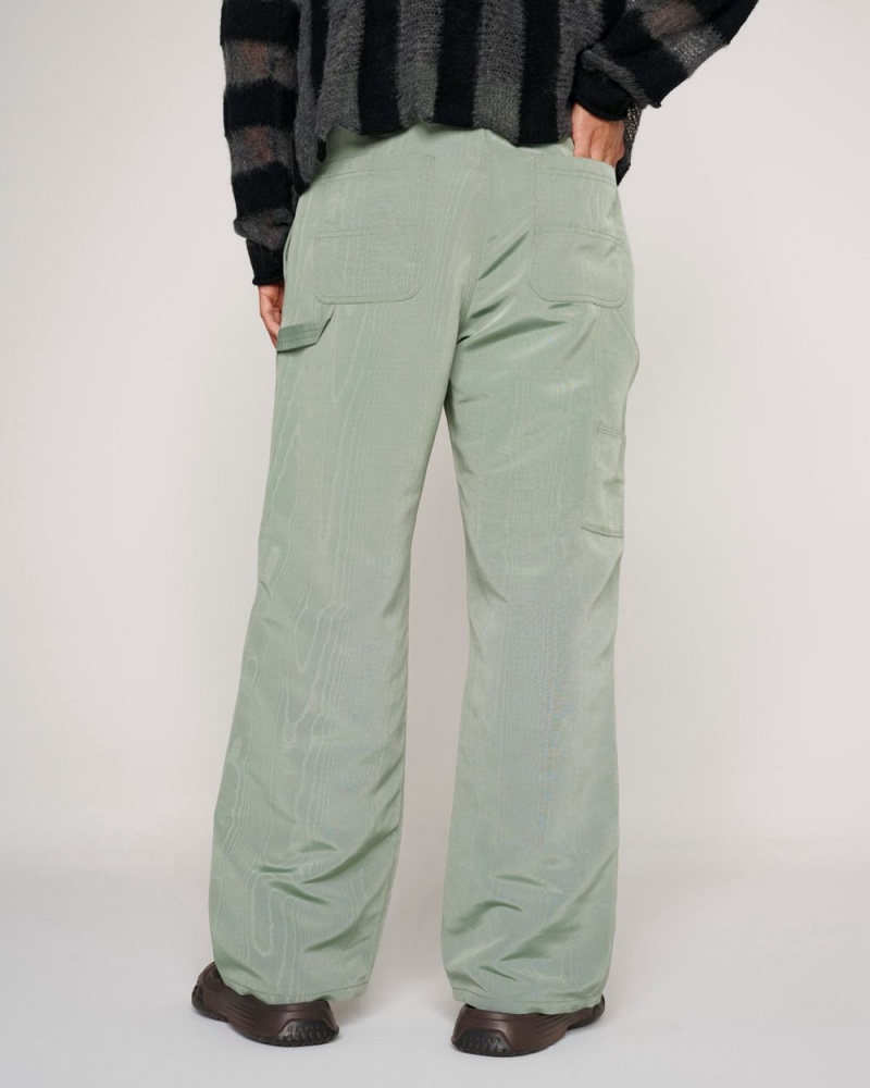 Green Brain Dead Moire Double Knee Utility Pant | USA OYFD78362