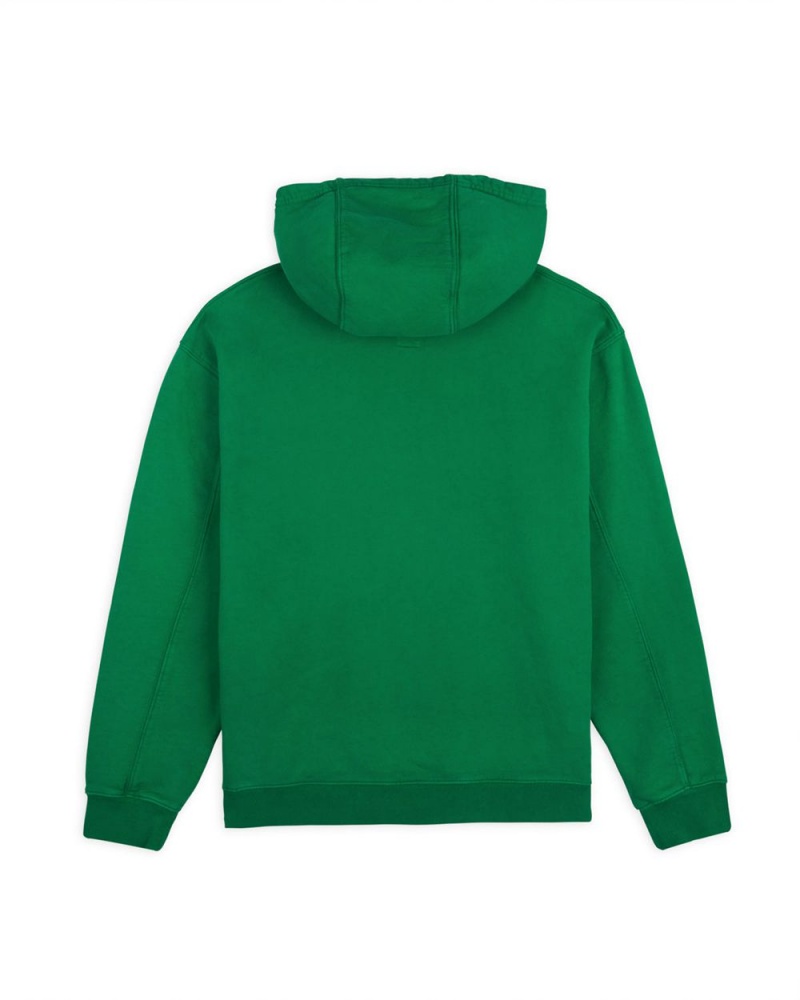 Green Brain Dead Night Facade Hoodie | USA NHZC02541