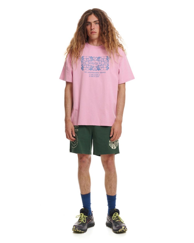 Green Brain Dead No Souls Jersey Shorts | USA GWBA98107