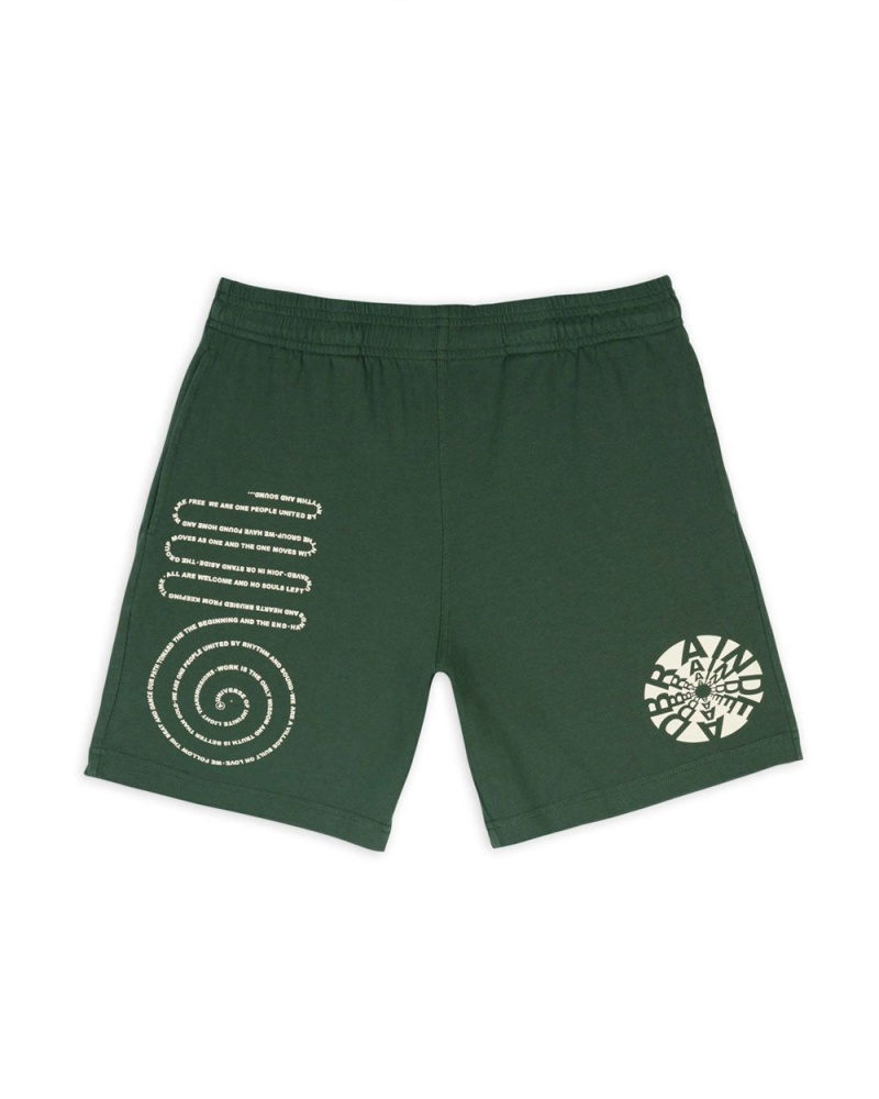 Green Brain Dead No Souls Jersey Shorts | USA GWBA98107