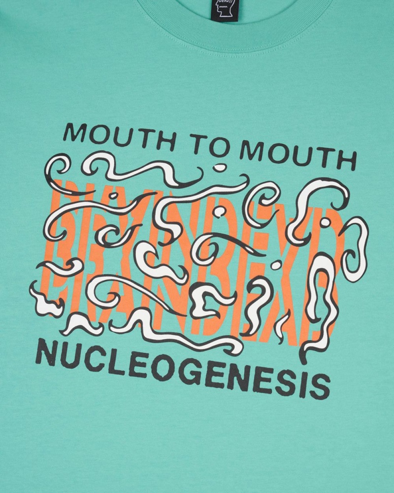 Green Brain Dead Nucleogenesis T-Shirt | USA XNAP41206