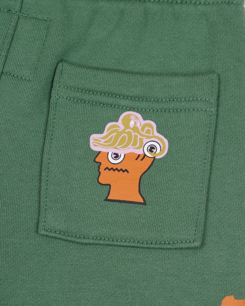 Green Brain Dead Overcast Kids Sweatpant | USA RCHF21849