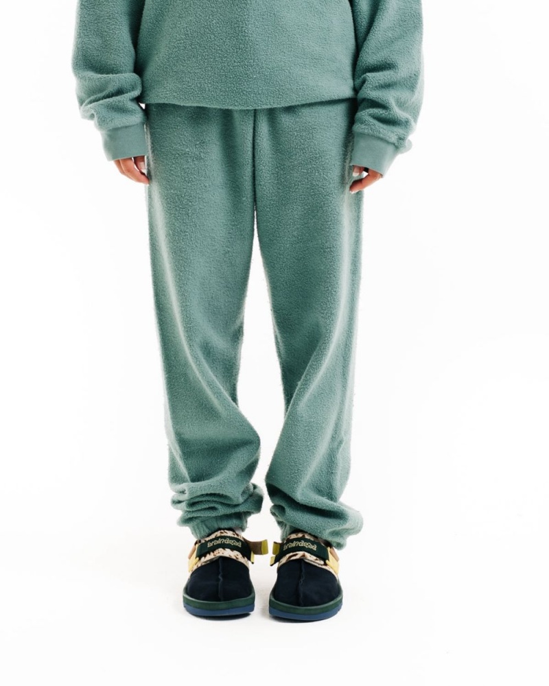 Green Brain Dead Reverse Fleece SweatW/Pvc Pant | USA HRLY40127