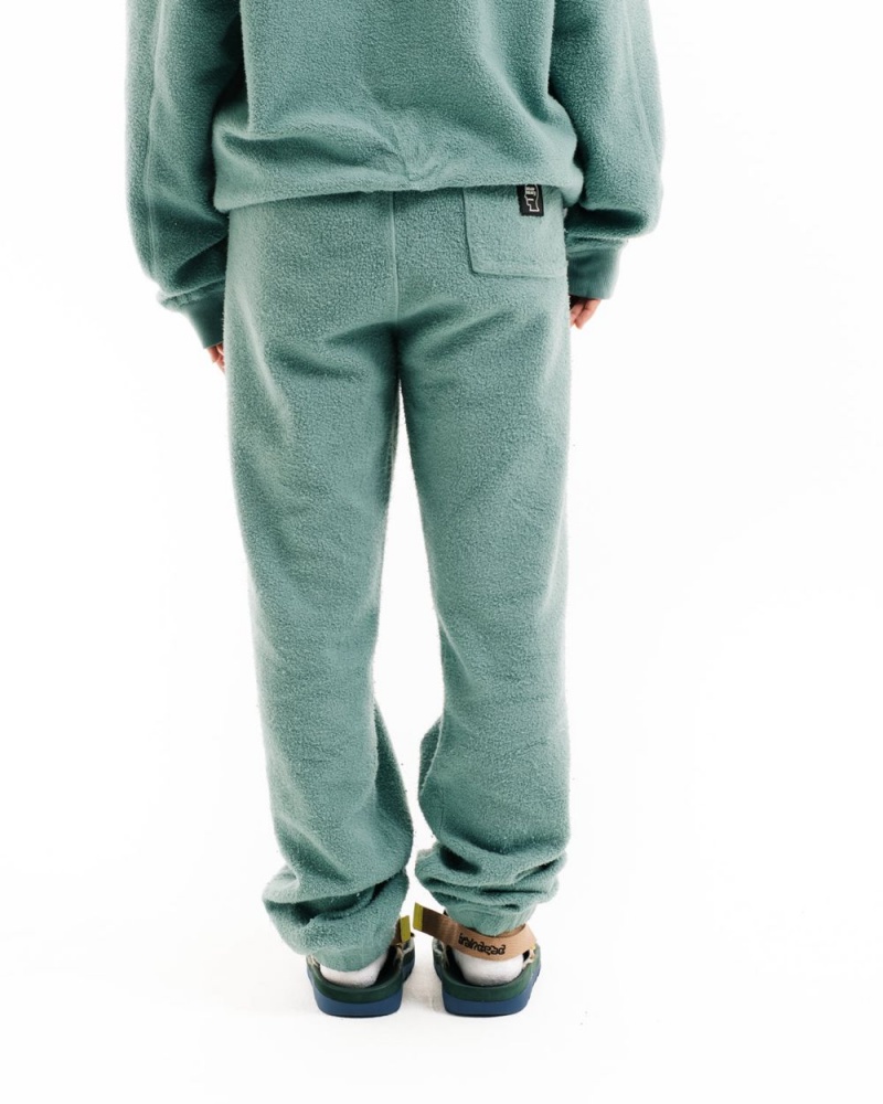 Green Brain Dead Reverse Fleece SweatW/Pvc Pant | USA HRLY40127