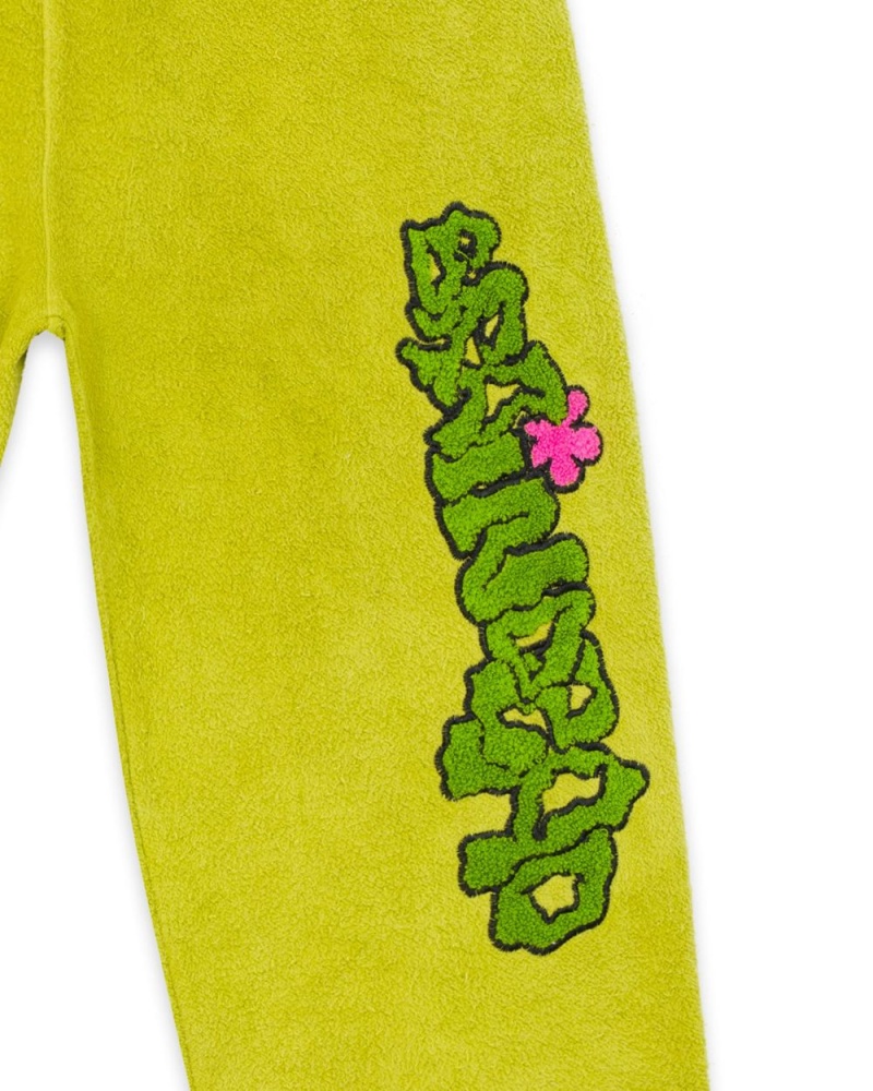 Green Brain Dead Slime Reverse Fleece Sweat Pant | USA OBJR38765