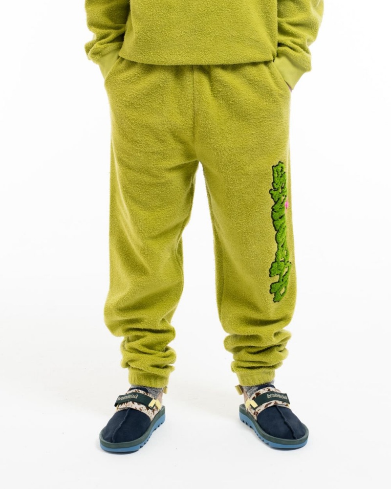 Green Brain Dead Slime Reverse Fleece Sweat Pant | USA OBJR38765