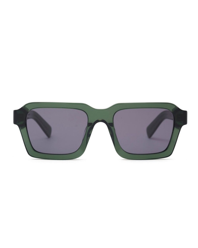 Green Brain Dead Staunton Post Modern Primitive Eye Protection Sunglasses | USA VYEF86730