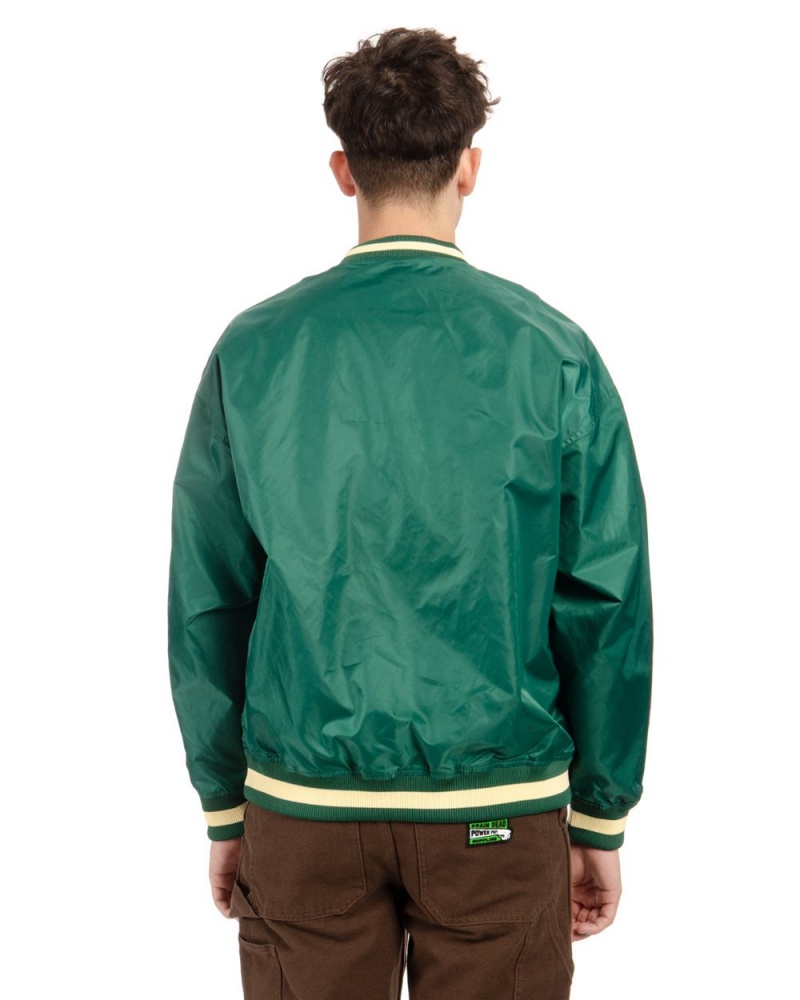 Green Brain Dead Swing Away Pull Over Jacket | USA QNLF35869