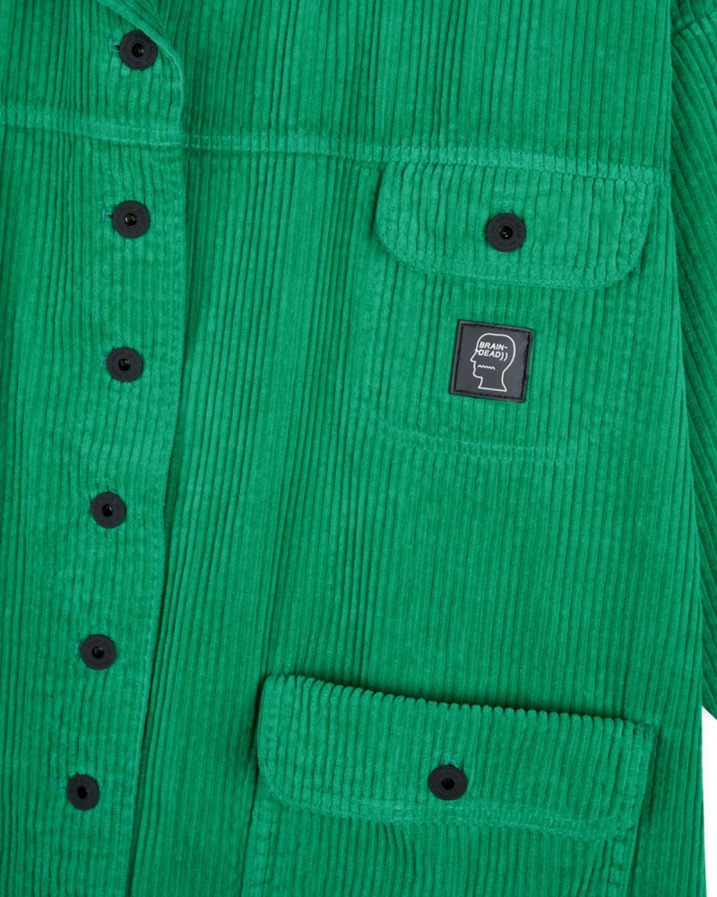 Green Brain Dead Swing Jacket | USA SPQZ50723