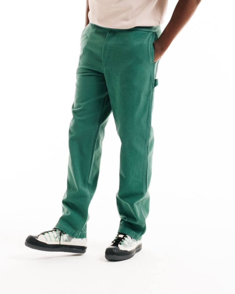 Green Brain Dead Washed Hard Ware/Soft Wear Carpenter Pant | USA LMNW62735