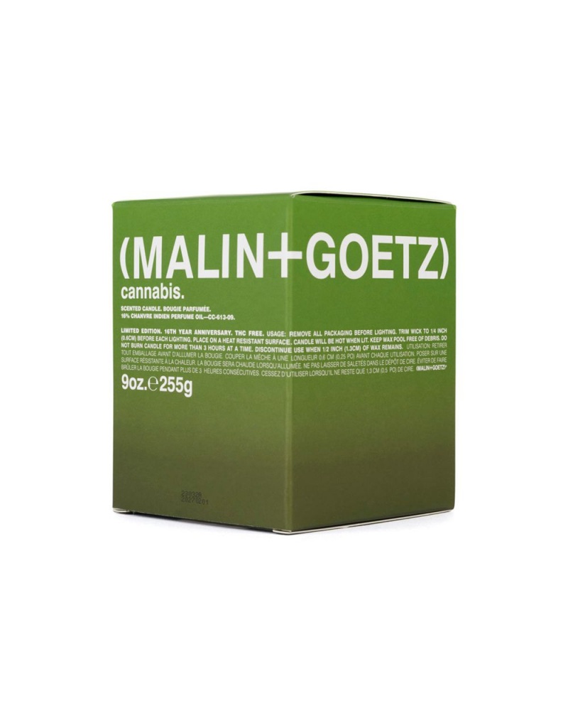 Green Brain Dead X Malin + Goetz Cannabis Candle Homeware | USA CMPT96872