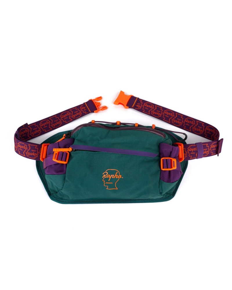 Green Brain Dead X Rapha Trail Hip Pack Bag | USA NJQM97561