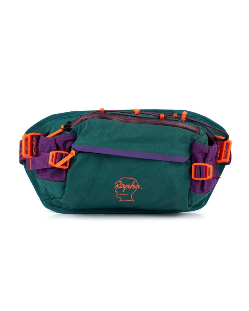 Green Brain Dead X Rapha Trail Hip Pack Bag | USA NJQM97561