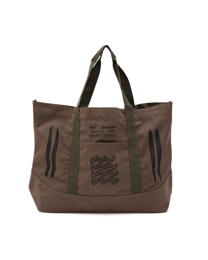 Green Brain Dead X Ray Johnson Carry All Tote Bag | USA OGCS35179