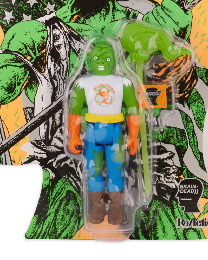 Green Brain Dead X Super7 Re-Action Figure Toy | USA OTJE57103