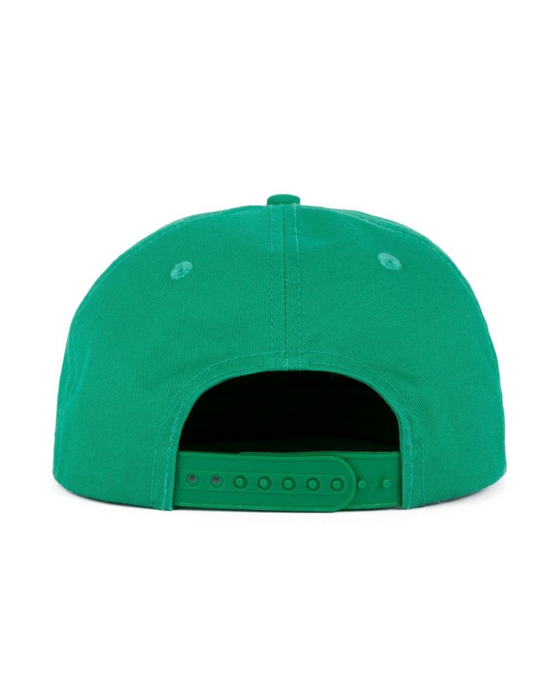 Green Brain Dead Yin Yang Twill 6 Panel Cap | USA UEMK32945