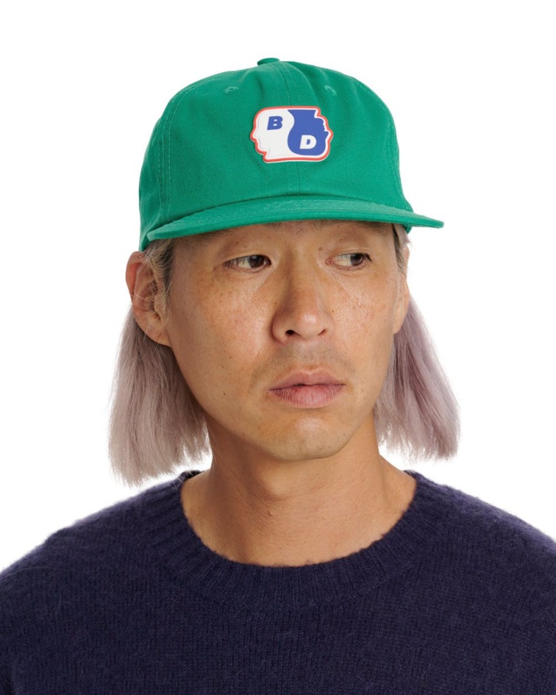 Green Brain Dead Yin Yang Twill 6 Panel Cap | USA UEMK32945