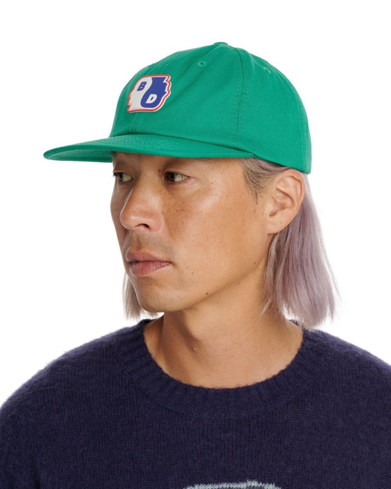 Green Brain Dead Yin Yang Twill 6 Panel Cap | USA UEMK32945