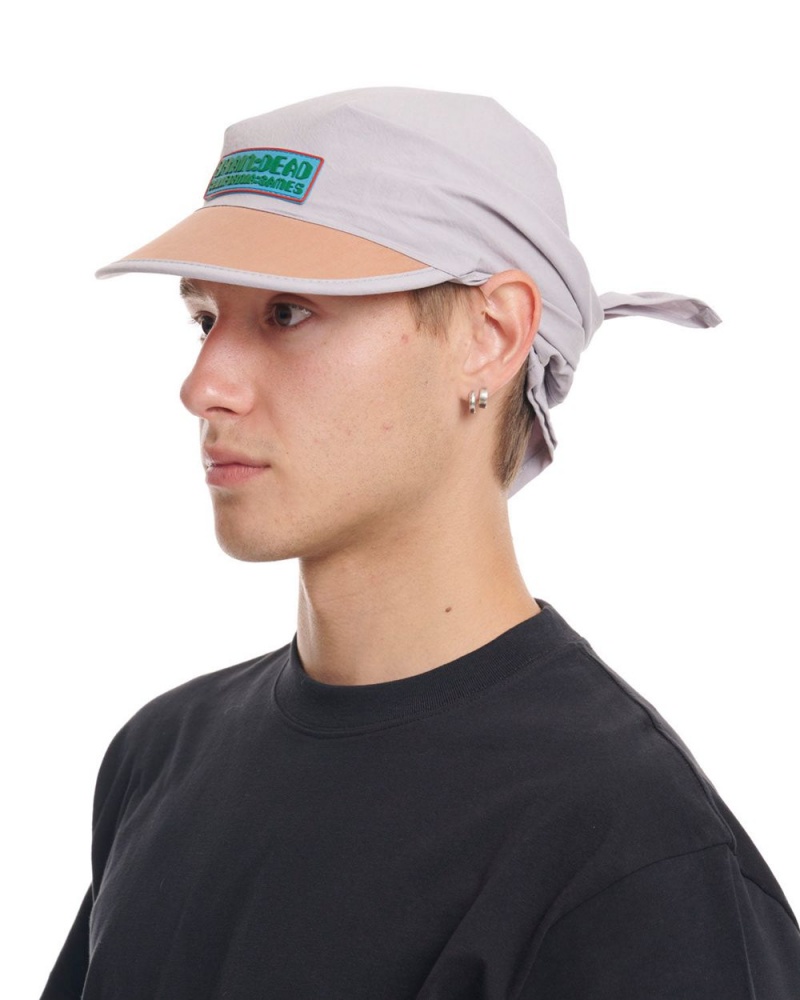 Grey Brain Dead California Games Bandana Hat | USA UOVA53916