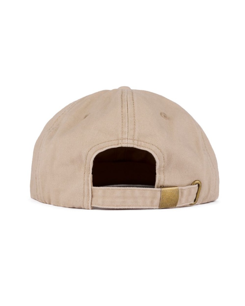 Khaki Brain Dead Brain Notes 6 Panel Hat | USA TRVD62570