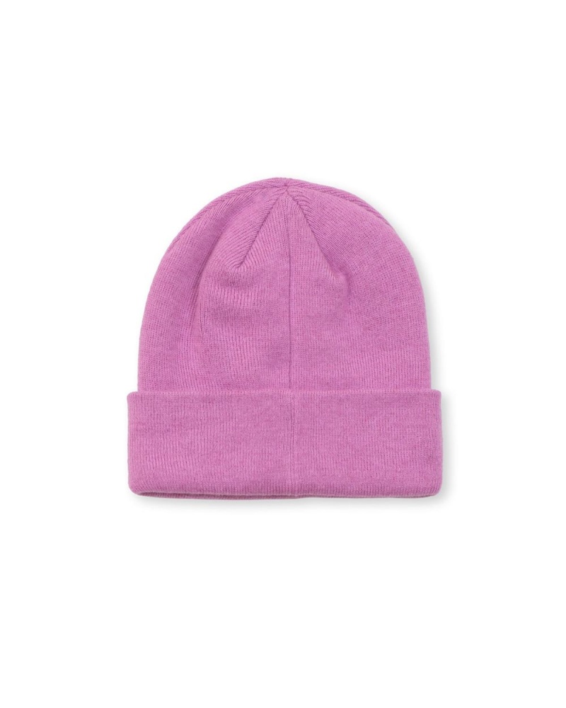 Lavender Brain Dead Logo Head Beanie | USA JXSV83506