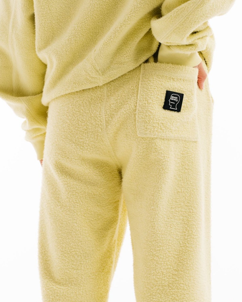 Lemon Brain Dead Reverse Fleece SweatW/Pvc Pant | USA RPAE10634