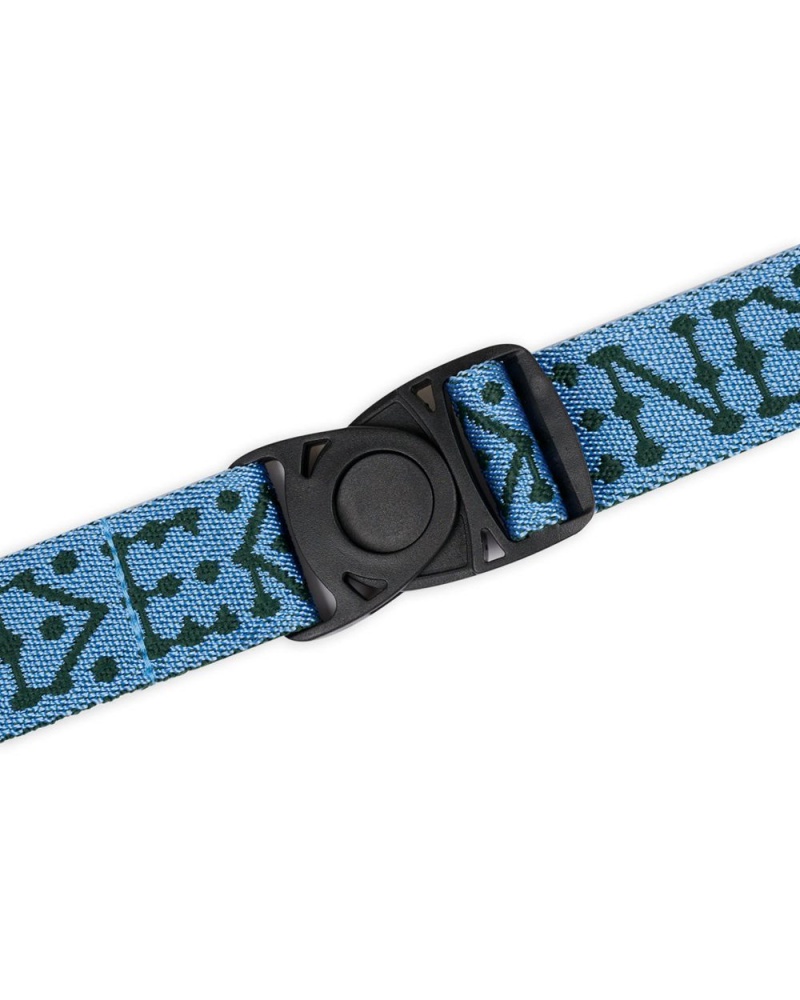 Light Blue Brain Dead Frogger Woven Belt | USA EYMA10392