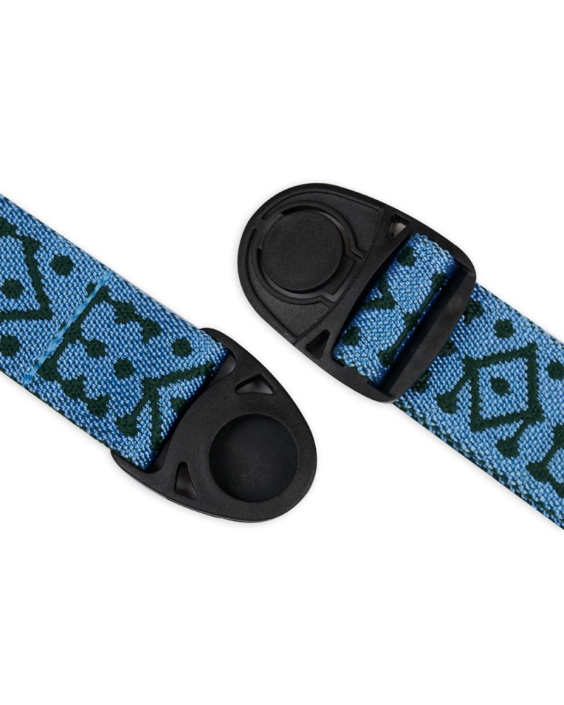 Light Blue Brain Dead Frogger Woven Belt | USA EYMA10392