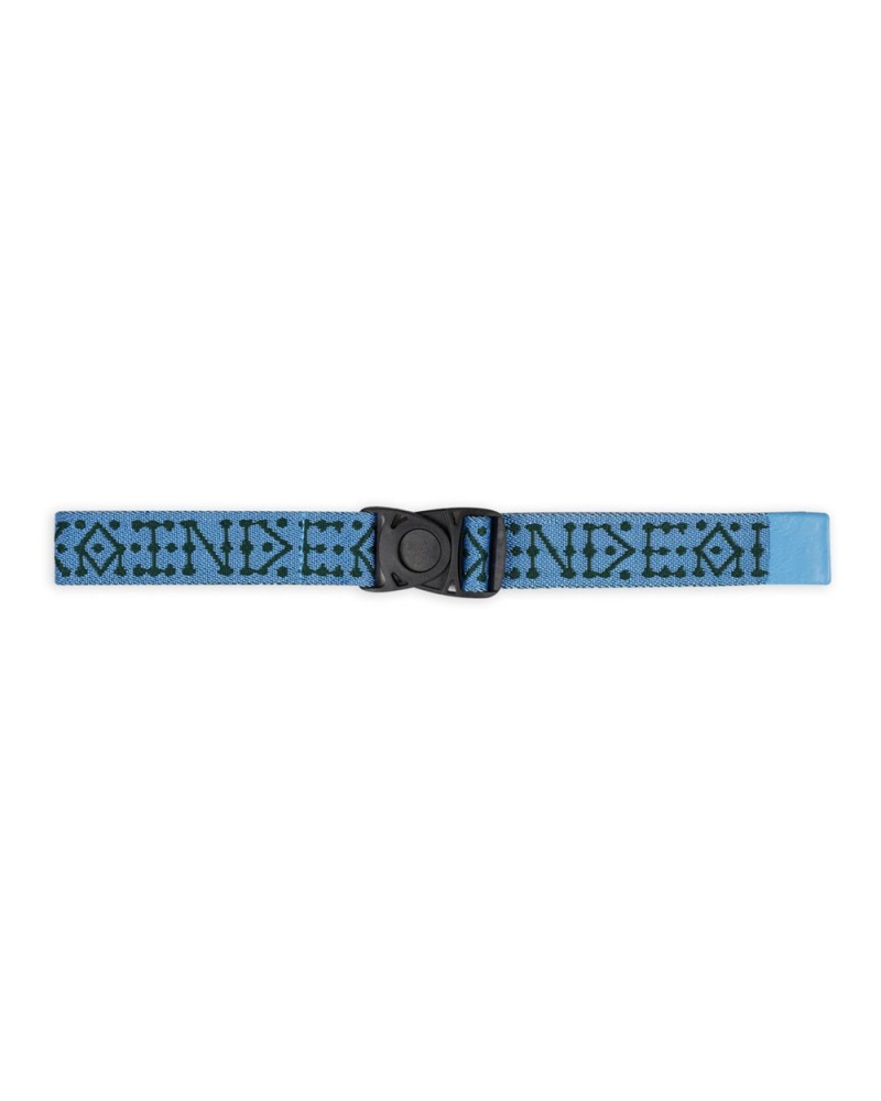 Light Blue Brain Dead Frogger Woven Belt | USA EYMA10392