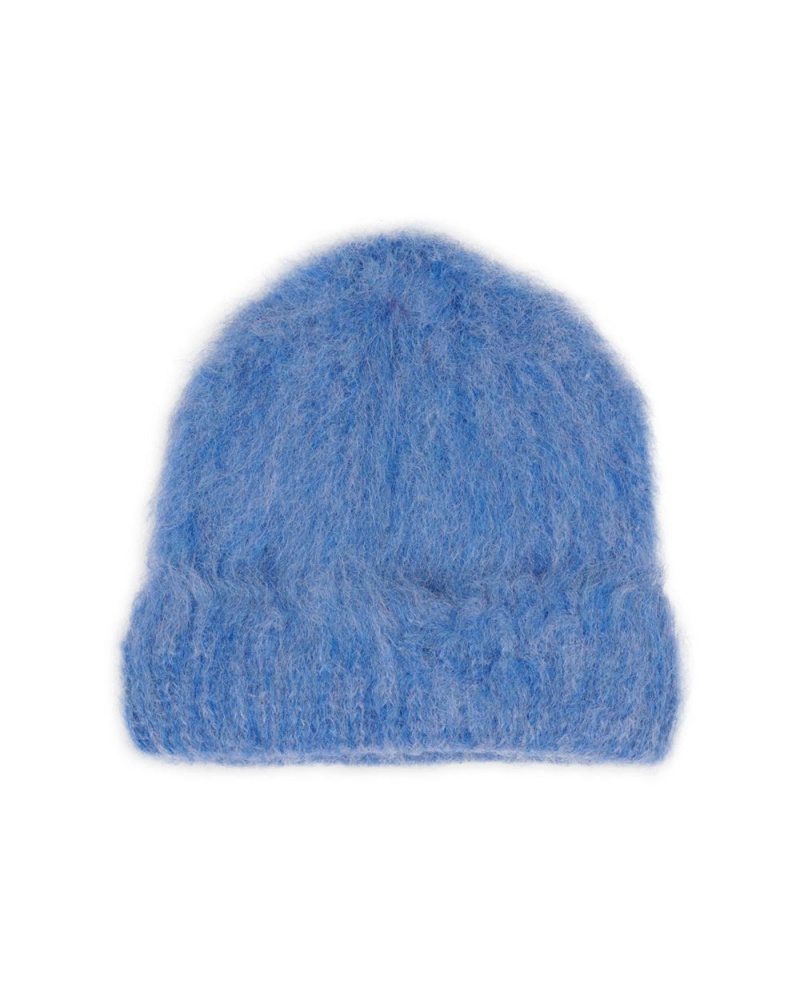 Light Blue Brain Dead Marled Basic Beanie | USA MOBK53408