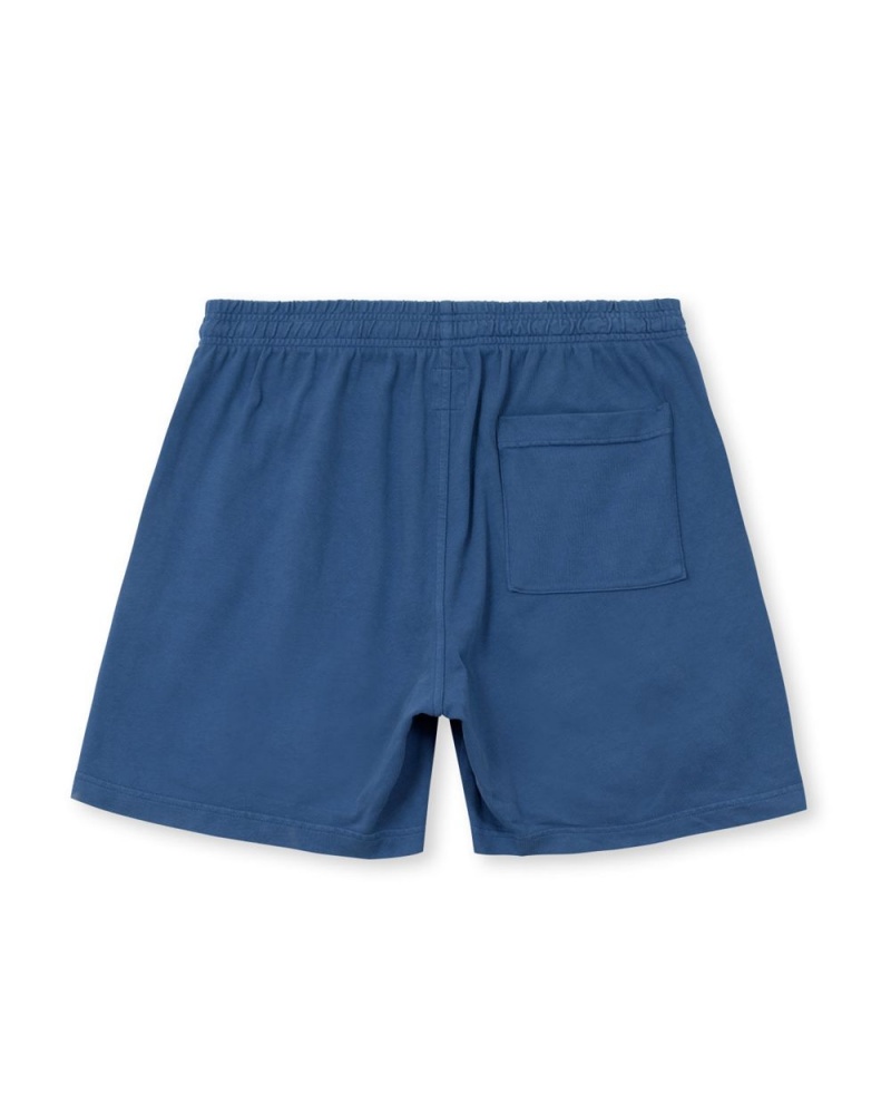 Navy Brain Dead Climbing Maniac Shorts | USA JVXH39521