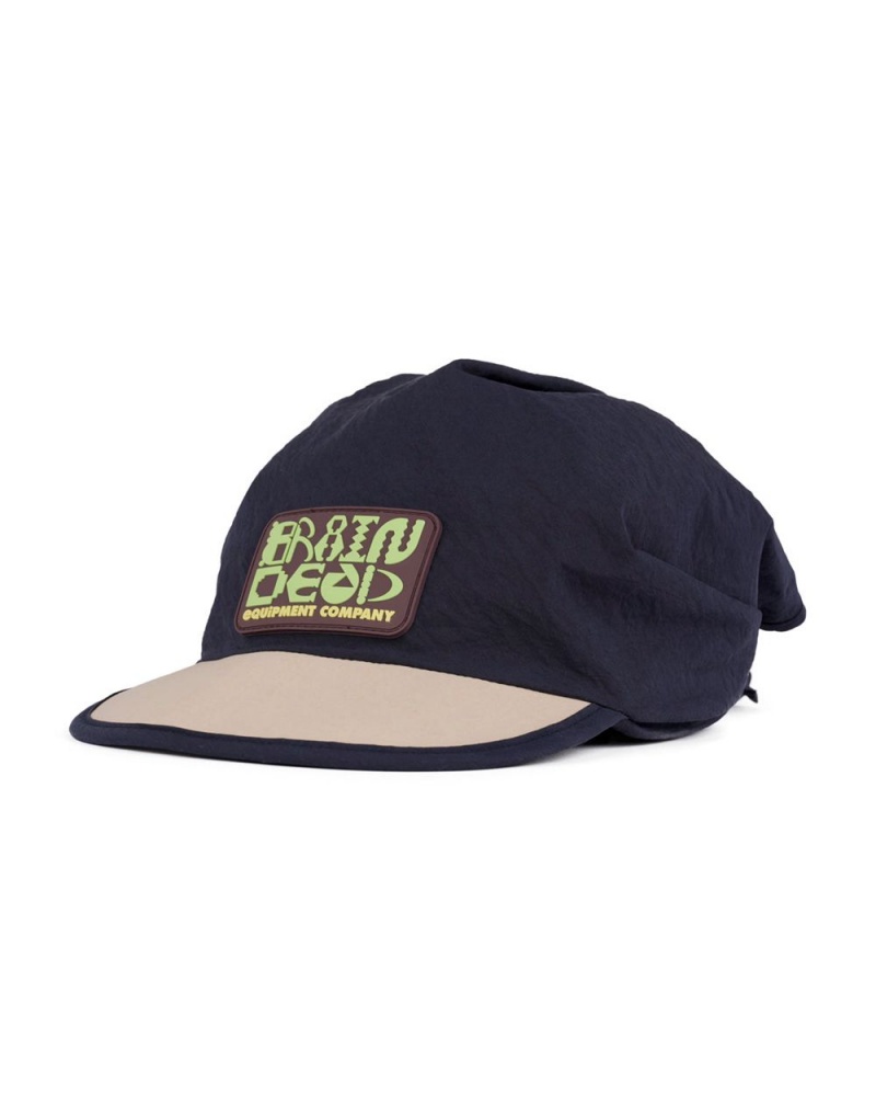 Navy Brain Dead Equipment Company Bandana Hat | USA QKNZ24791