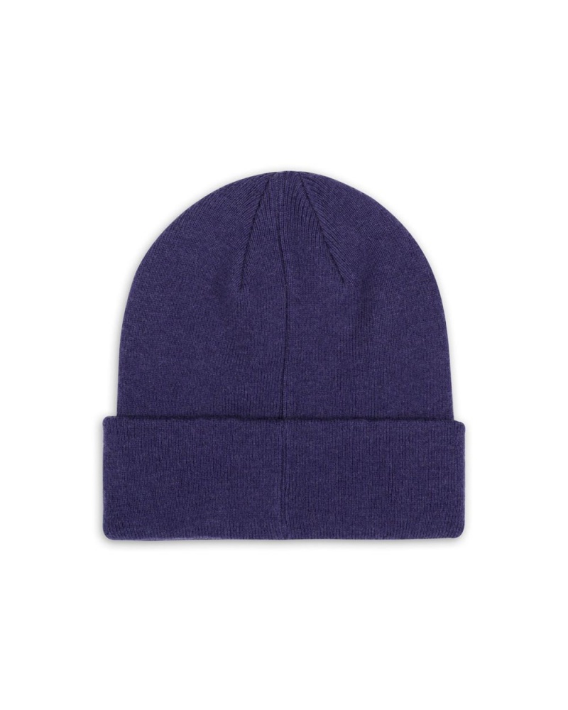 Navy Brain Dead Fw22 Logo Head Wool Beanie | USA RJVZ09685