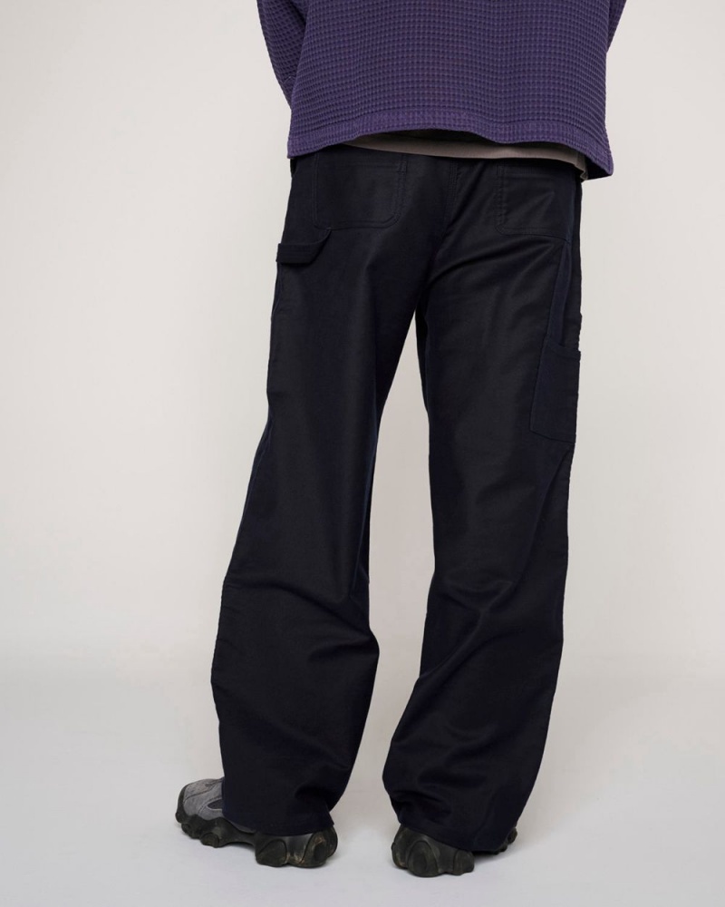 Navy Brain Dead Moleskin Double Knee Utility Pant | USA SZTI61982