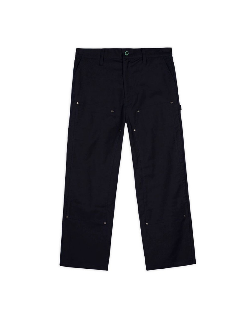 Navy Brain Dead Moleskin Double Knee Utility Pant | USA SZTI61982