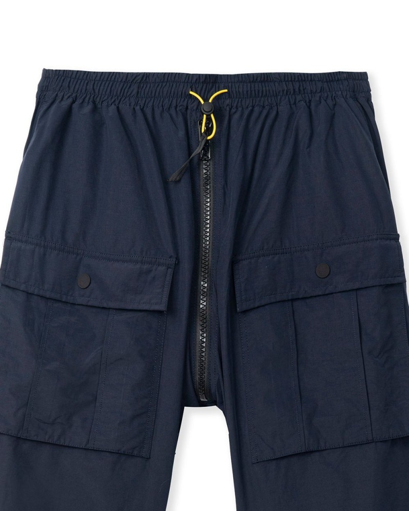 Navy Brain Dead Nylon Flight Pant | USA APXU72463