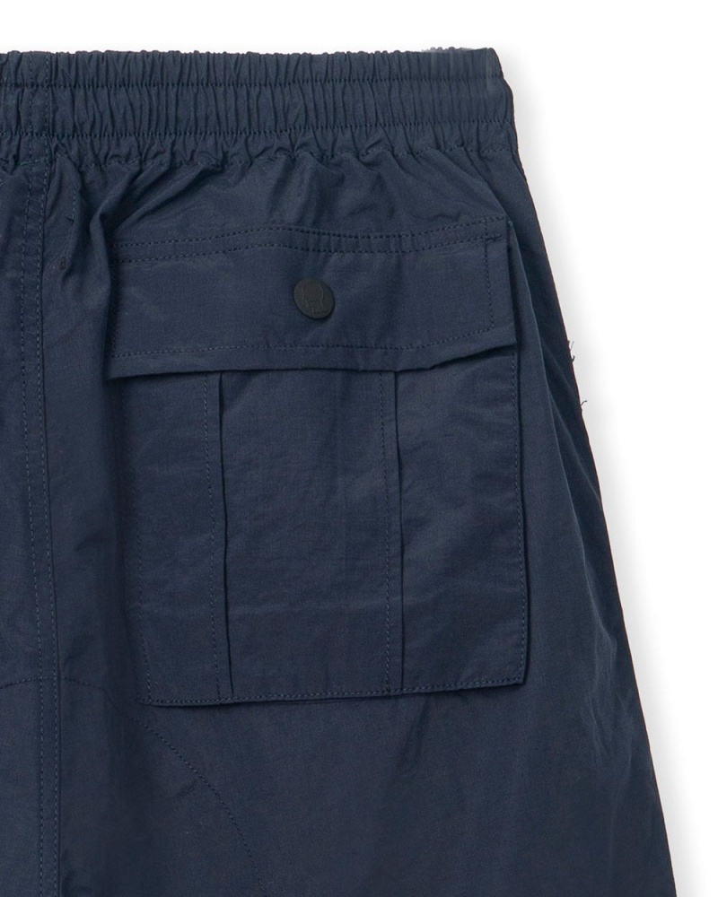 Navy Brain Dead Nylon Flight Pant | USA APXU72463