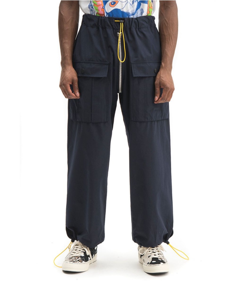 Navy Brain Dead Nylon Flight Pant | USA APXU72463