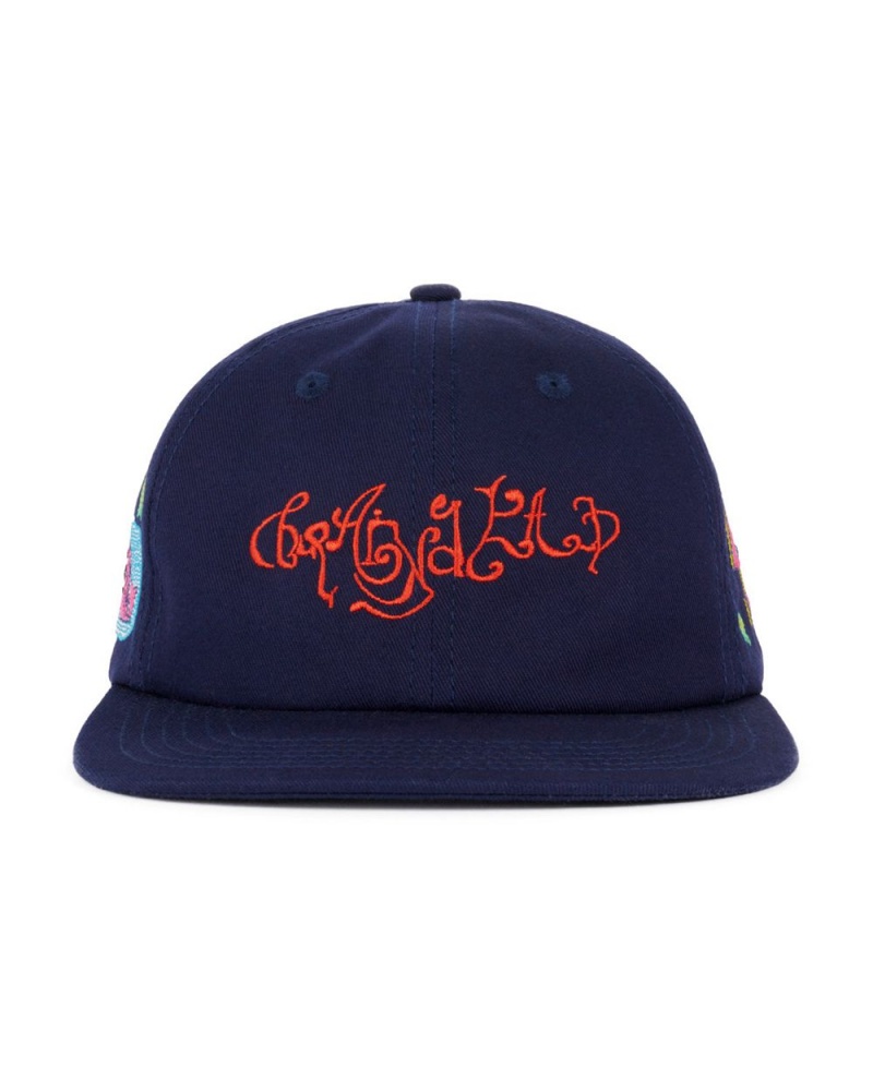 Navy Brain Dead River 6 Panel Cap | USA UGLY08743