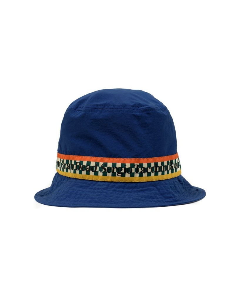 Navy Brain Dead Sergio Tacchini X Bucket Hat | USA LSFH12983