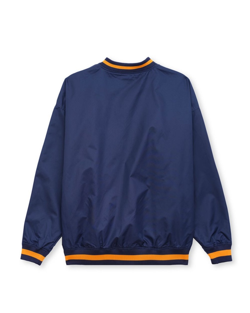 Navy Brain Dead Swing Away Pull Over Jacket | USA AHDX01726